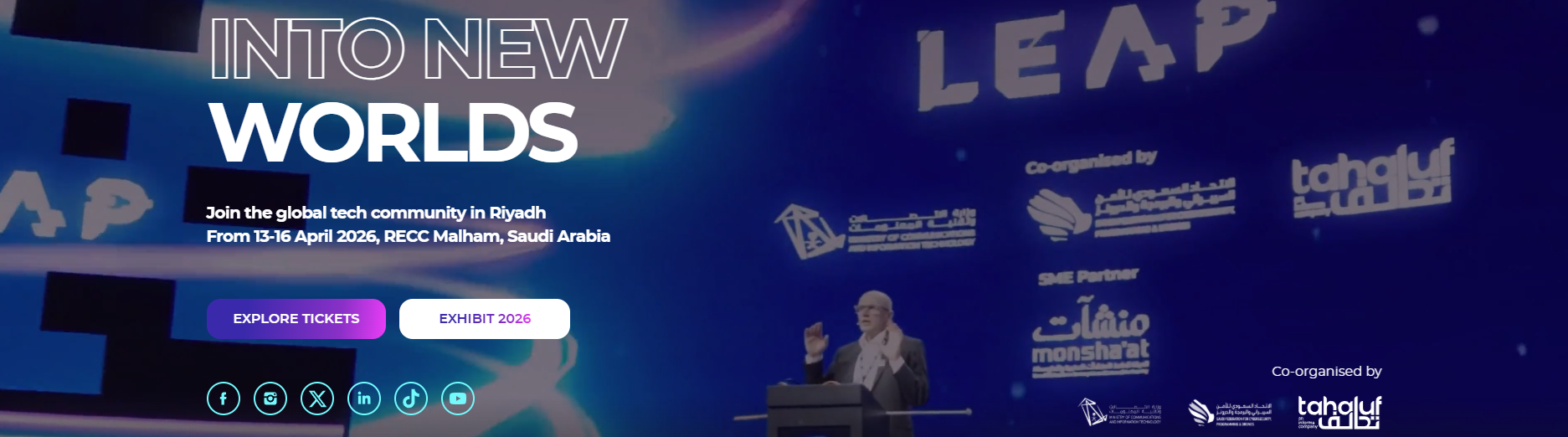 LEAP 2026 gathers the people building what’s next. Founders, creators and global leaders will take the stage over four days of big ideas, decisive thinking and deep conversation. With 20+ content tracks, it’s where today’s visionaries meet to shape the future.